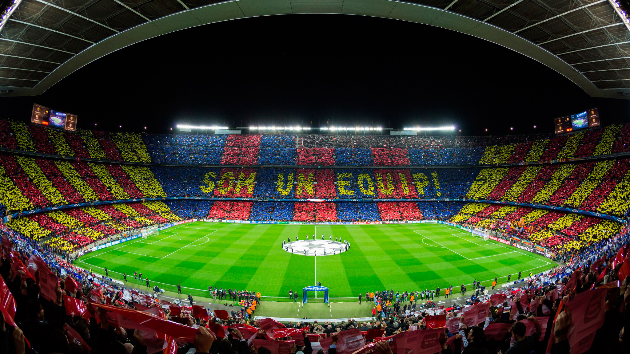 Sân vận động Nou Camp của đất nước Tây Ban Nha