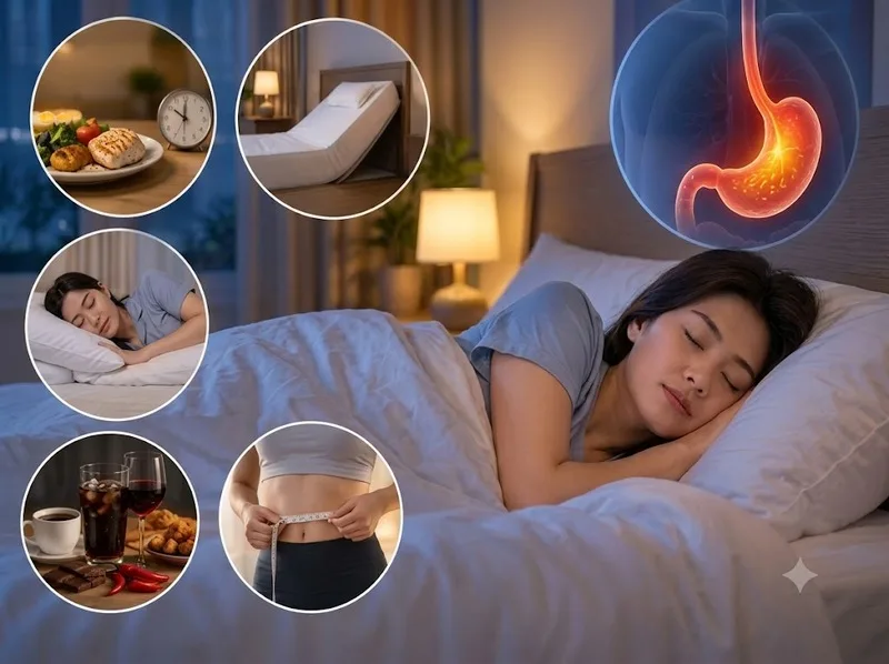 Điều chỉnh thói quen giúp giảm cảm giác khó chịu do trào ngược