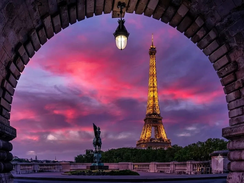 Kiến trúc đặc trưng, vị trí bên sông Seine và giá trị lịch sử giúp Eiffel trở thành biểu tượng của nước Pháp.